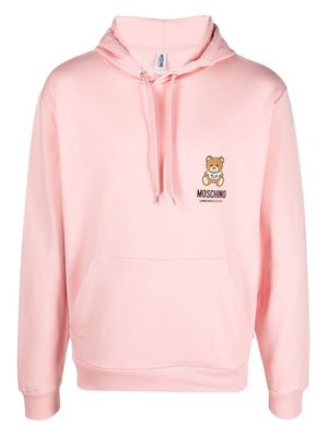 Moschino Teddy Bear cotton hoodie - Pink