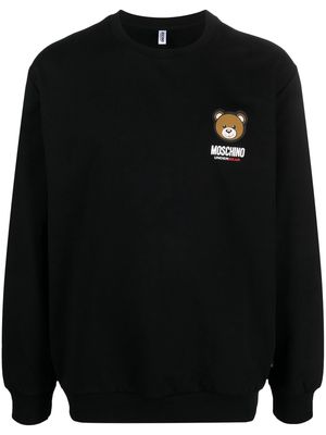Moschino Teddy Bear cotton sweatshirt - Black