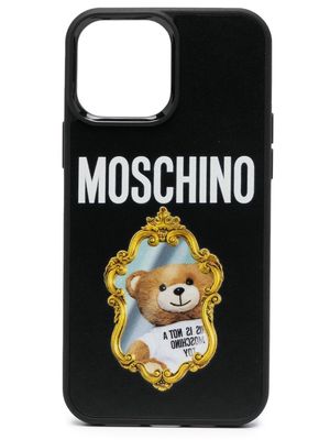 Moschino Teddy Bear iPhone 13 Pro Max case - Black