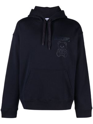 Moschino Teddy Bear motif hoodie - Blue