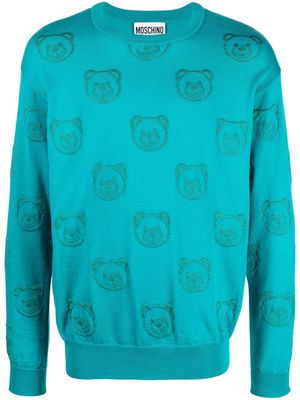 Moschino Teddy Bear motif jumper - Blue