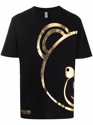 Moschino Teddy Bear-motif T-shirt - Black
