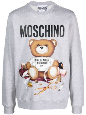 Moschino Teddy Bear organic cotton sweatshirt - Grey