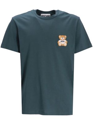 Moschino Teddy Bear-print cotton T-shirt - Green