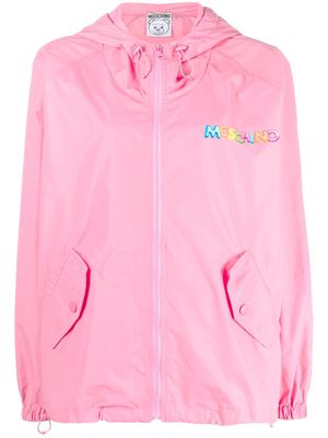 Moschino Teddy Bear-print drawstring jacket - Pink