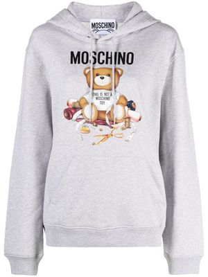 Moschino Teddy Bear-print hoodie - Grey