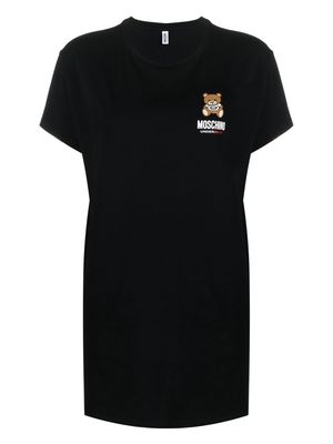 Moschino Teddy Bear-print T-shirt dress - Black