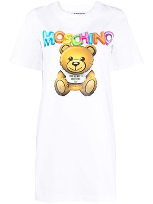 Moschino Teddy Bear-print T-Shirt dress - White