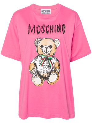 Moschino Teddy Bear printed T-shirt - Pink