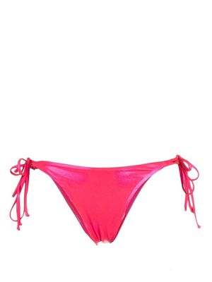 Moschino tie-side bikini bottoms - Pink