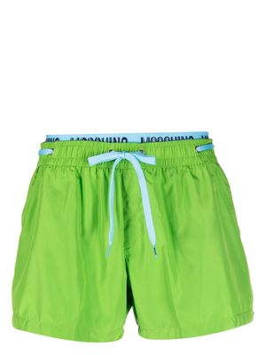 Moschino two-tone swim shorts - Green