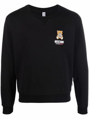 Moschino Under Bear crewneck sweatshirt - Black
