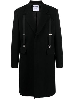 Moschino virgin wool trench coat - Black