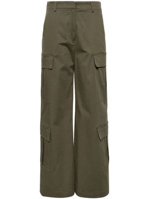 Moschino wide-leg cargo trousers - Green