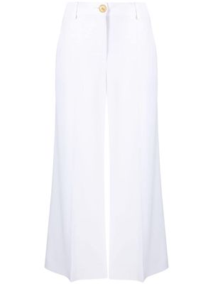 Moschino wide-leg cropped trousers - White