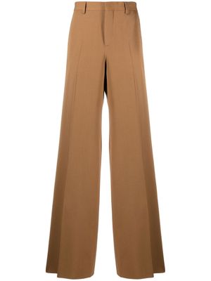 Moschino wide-leg tailored trousers - Brown