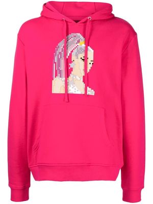 Mostly Heard Rarely Seen 8-Bit Battle Royale pullover hoodie - Pink