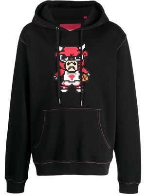 Mostly Heard Rarely Seen 8-Bit Chicago graphic-print hoodie - Black