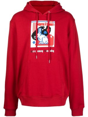 Mostly Heard Rarely Seen 8-Bit Creamy Candy cotton hoodie - Red
