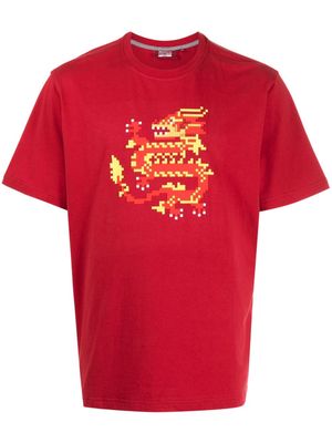 Mostly Heard Rarely Seen 8-Bit Do The Monkey Dance cotton T-shirt - Red