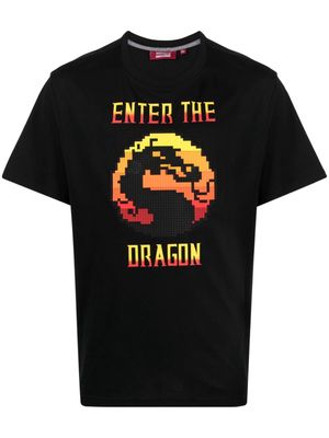Mostly Heard Rarely Seen 8-Bit Enter The Dragon cotton T-shirt - Black