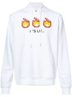 Mostly Heard Rarely Seen 8-Bit It's Lit hoodie - White