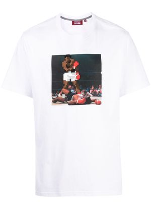 Mostly Heard Rarely Seen 8-Bit Knock Out cotton T-shirt - White
