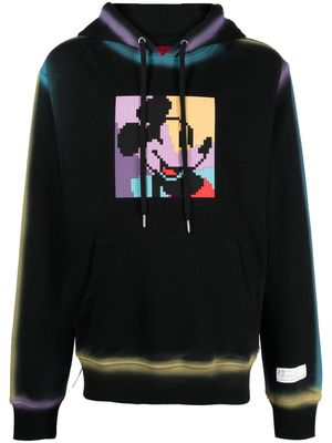 Mostly Heard Rarely Seen 8-Bit Legendary Mouse graphic-print cotton hoodie - Black