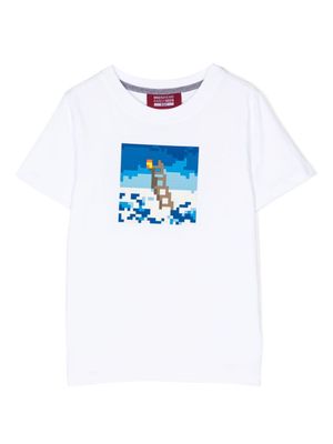 Mostly Heard Rarely Seen 8-Bit Mini Highest Up Here T-shirt - White