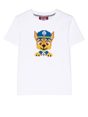 Mostly Heard Rarely Seen 8-Bit Mini Police Puppy T-shirt - White