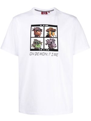 Mostly Heard Rarely Seen 8-Bit On Demon Time cotton T-Shirt - White