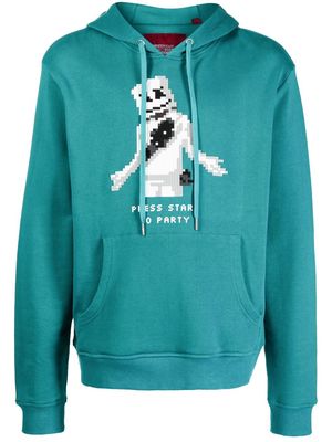 Mostly Heard Rarely Seen 8-Bit Party Starter long-sleeve hoodie - Green