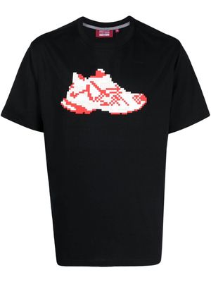 Mostly Heard Rarely Seen 8-Bit Red Runner cotton T-shirt - Black