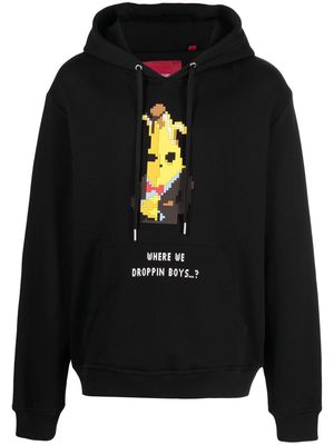 Mostly Heard Rarely Seen 8-Bit Where We Droppin' pullover hoodie - Black
