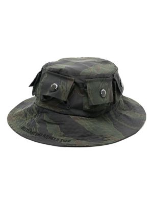 Mostly Heard Rarely Seen camouflage-print cotton bucket hat - Green