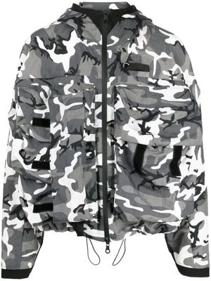 Mostly Heard Rarely Seen camouflage-print logo-embroidered jacket - Multicolour