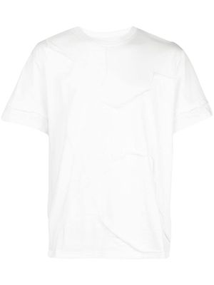 Mostly Heard Rarely Seen Cut Me Up drop shoulder T-Shirt - White