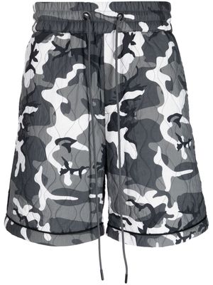 Mostly Heard Rarely Seen quilted drawstring-waistband shorts - Multicolour