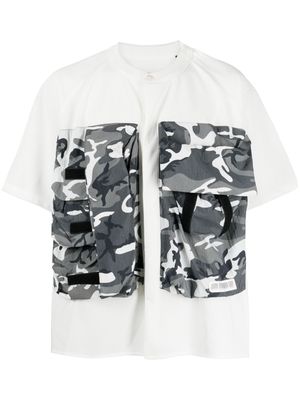 Mostly Heard Rarely Seen Tactical panelled T-shirt - Multicolour