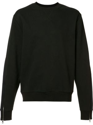 Mostly Heard Rarely Seen zipped sleeves sweatshirt - Black
