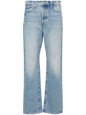 MOTHER Ditcher Hover mid-rise straight-leg jeans - Blue