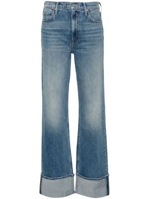 MOTHER Duster Skimp high-rise straight-leg jeans - Blue