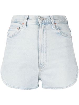 MOTHER high-waist denim shorts - Blue