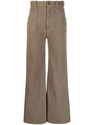 MOTHER high-waisted flared jeans - CER CAPERS
