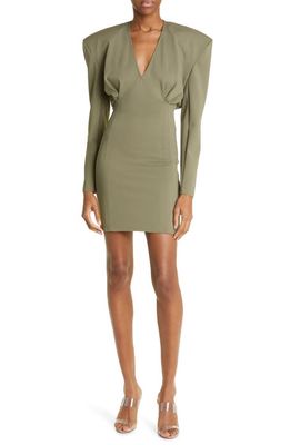 Mother of All Eirs Long Sleeve Dress in Army Green