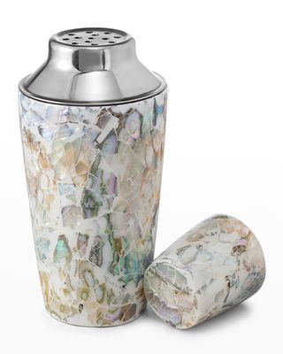 Mother-of-Pearl Cocktail Shaker