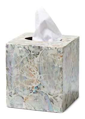 Mother-of-Pearl Tissue Box