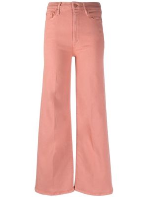 MOTHER Roller Skimp wide-leg trousers - Pink
