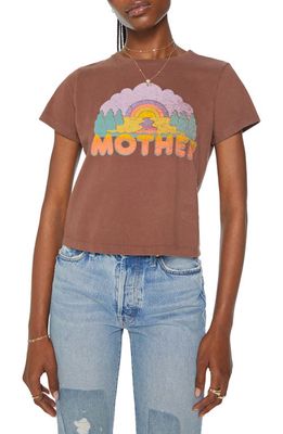 MOTHER The Boxy Goodie Goodie Love & Happiness Graphic Tee in Mother Sunset
