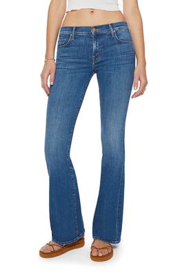 MOTHER The Down Low Heel Low Rise Flare Jeans in Right On